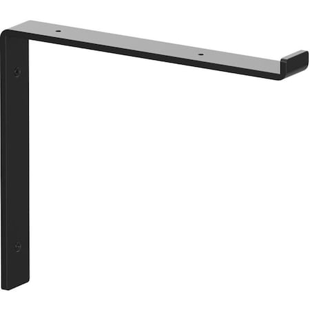 Knape & Vogt Knape & Vogt Black Steel Shelf Bracket 10 in. L 75 lb RP-201SL-10BK
